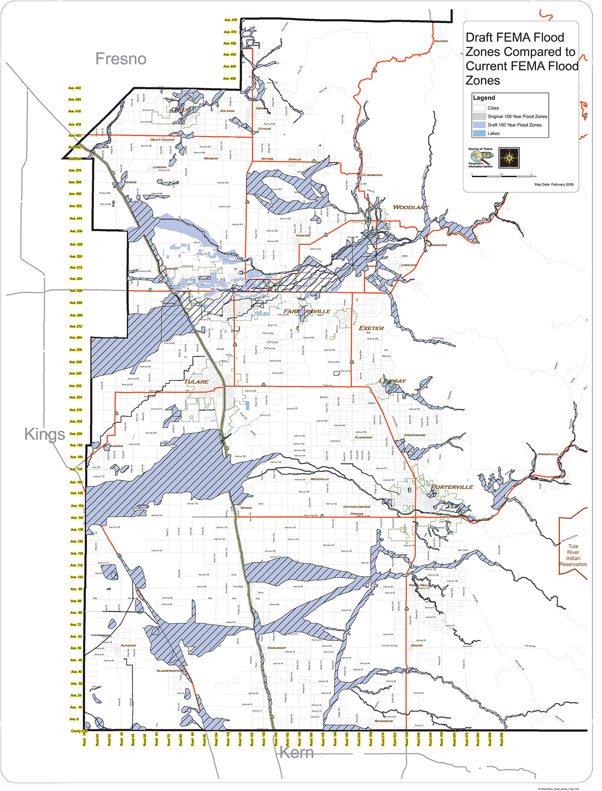 Tulare County Flood Map.png